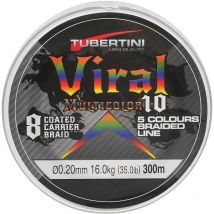 Vlecht Tubertini Viral 10 Multicolore - 300m 29105xx