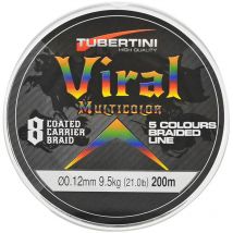 Vlecht Tubertini Viral 8 Multicolore - 200m 29961xx