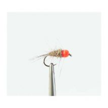 Vlieg Tof Nymphe Oreille De Lievre Pardo Orange - Orange Bead 1017006