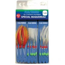 Vorfach Flashmer Best Of Spécial Maquereau - 3er Pack Ktsmaq