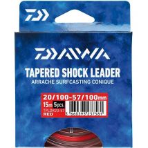Vorfachschnur Daiwa Arrache Surf Taper Leader Rouge - 5er Pack Tpldr2057