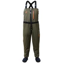 Waders Stocking Respirant Devaux Dvx Zip 400 - Olive 44/45 - Standard - Pêcheur.com