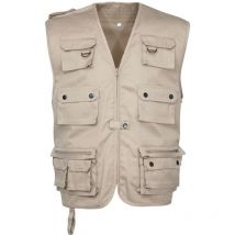 Waistcoat Idaho Reporter 1202-beig-(a)-xl