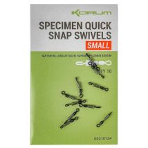 Wartel Korum Specimen Quick Snap Swivels K0310135