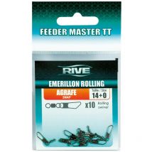 Wirbel Rolling Mit Clip Rive Feeder Master Tt - 10er Pack 810315
