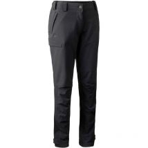 Woman Pants Deerhunter Lady Ann Full Stretch Trousers With Membrane Graphite Blue 3744-999dh-48