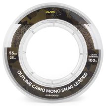 Zeilenkopf Avid Carp Outline Camo Mono Leader A0560009