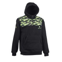 Zwarte Sweatshirt Voor Mannen Gunki Windproof Camo 63549