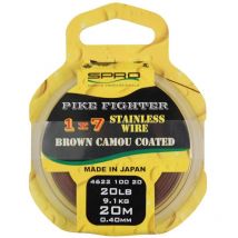 Zweistufiger Bündel Spro 1x7 Brown Coated Wire 004622-00100-00030