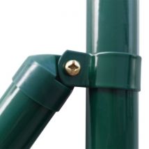  Euro fence set 25 x 1.7 m steel green