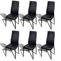 from black board chair hairline 6 pcs