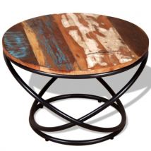 Rectangular solid wood coffee table 60x60x40 cm