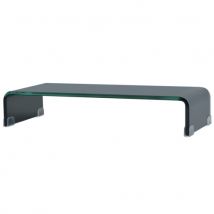 TV stand / Elevator black crystal monitor 60x25x11 cm