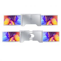 11.6 inches Laptop Expansion Screen FHD Portable Tri-screen Monitor with 1 Cable for 2 Displays for Windows, MacOS for 13.3-16.5 inch Laptop
