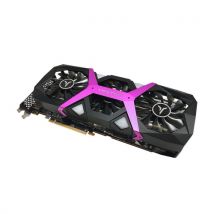 Yeston RX6800-16G D6 PB Gaming Graphics Card with 16G/256bit/GDDR6 Memory 3 Large Size Fans Metal Backplate Breathing Light