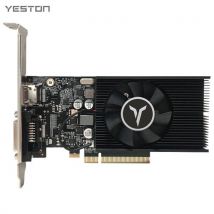 Yeston GT1030-4G D4 LP Gaming Graphic Card 4G/64bit/DDR4 Memory 1152-1380MHz/2100MHz Frequency HD+DVI-D Output Ports