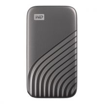 WD My Passport SSD 500GB Type-C Portable Solid State Drive NVMe High-speed Technology 256-bit AES Hardware Encryption Grey