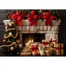 2.1 * 1.5m/ 7 * 5ft Christmas Backdrop Photography Background Portrait Photography Backdrops