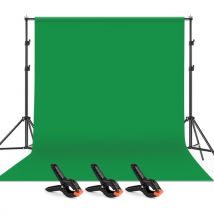 Andoer 2 * 3m/6.6 * 10ft Studio Photography Green Screen Backdrop Background Washable Polyester-Cotton Fabric