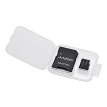 Andoer 64GB Class 10 Memory Card TF Card + TF Card Adapter for Camera Car Camera Cell Phone Table PC Audio Player GPS
