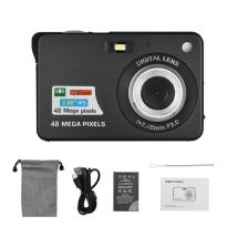 Portable 1080P Digital Camera Video Camcorder 48MP Anti Shake 8X Zoom 2.7 Inch LCD Screen with Carry Bag Wrist Strap