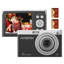 Andoer Portable 4K Digital Camera Video Camcorder 50MP 2.88 Inch IPS Screen