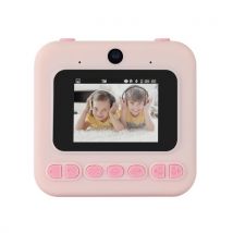 A7 Instant Print Kids Digital Camera 1080P Digital Video Camera 2.4 Inch Dual Lens with Flash