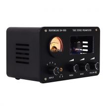 SA-1000 Audiophile Tube Preamplifier Audio HiFi Electric Tube Amplifier 4 Inputs 2 Outputs Audio Interfaces Lossless Audio Switching Amplifier Built-in 5532 Chip