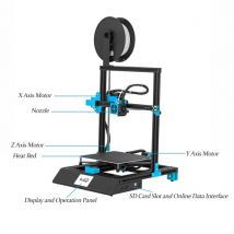 EZT M08 3D Printer High Precision 3.8 Inch Touchscreen DIY Kit