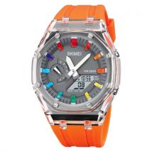 SKMEI 2100 Digital Watch: Advanced Timekeeping with 50M Water Resistance & World Time