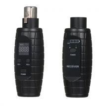 UHF Professional Wired to Wireless Microphone Converter Micphone Transmitter & Receiver