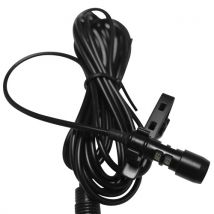 Mini Clip-on Microphone Clipper Microphone Condenser Mic for Recording Karaoke News Interviews Teaching Speech