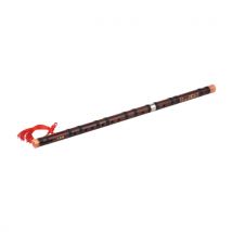 C Key Chinese Traditional Instrument Dizi Bitter Bamboo Flute with Chinese Knot for Beginners