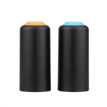 2 Colors Battery Screw On Cap Cup Cover for Shure PGX Wireless Handheld Mic Microphone