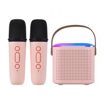 Y1 Mini Karaoke Machine Portable Microphone & Sound Box Set
