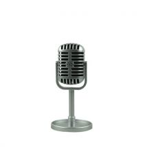 Simulation Props Vintage Mic Classic Vocal Style Microphone Staged Photography Accessory