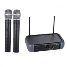 Dual Channel VHF Wireless Handheld Microphone System