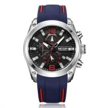 MEGIR 2063 Multifunctional Luminous Chronograph 3ATM Waterproof Men's Sports Watch