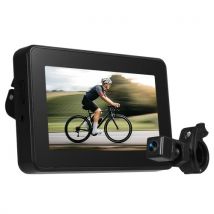 Bicycle Rear View Camera with 4.3 inch Screen Night Vision Function 150° Wide Angle View Adjustable Bracket Compatible with Mountain Bicycle Road Bike
