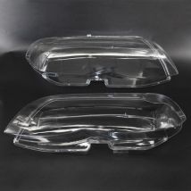 Headlight Lens Plastic Cover Replacement For BMW X5 E53 Right+Left 2004-2006