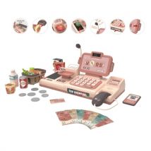 Cash Register Toy Set for Kids Ages 3+