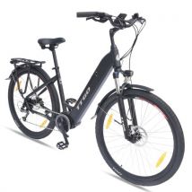 TTGO LK-ZZ-28ST City Electric Bike 700C*45C Tires Women's E Bikes 250W Motor 36V 20AH Battery 25km/h Max Speed 180km Range Hydraulic Disc Brake Shimano 9 Speed