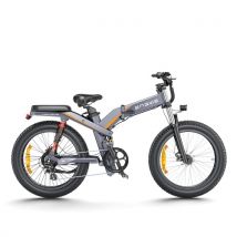 ENGWE X24 Electric Bike 24*4.0 inch Fat Tire 1000W Motor 48V 19.2Ah & 10Ah Dual Battery 150km Assisted Range Dual Suspension System