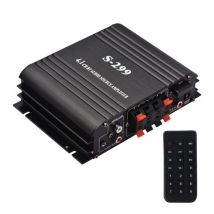 S-299 Mini 4.1 Audio Stereo Power Amplifier BT Portable Car and Home Dual-use 4*40W Remote Control Audio Amplifier
