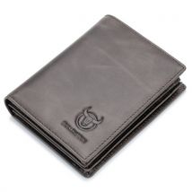 Leather Wallet Large Capacity Wallet Credit Card Holder for Men with 15 Card Slots