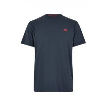 Weird Fish Fished Organic Cotton Branded T-Shirt Navy Size S