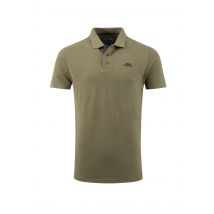 Weird Fish Miles Pique Polo Shirt Burnt Olive Size 5XL