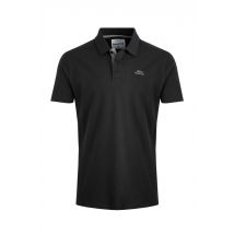 Weird Fish Miles Pique Polo Shirt Washed Black Size 2XL