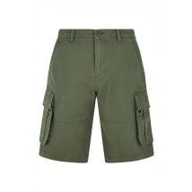Weird Fish Rigney Cargo Shorts Dark Olive Size 36