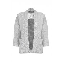 Weird Fish Santosh Macaroni Kimono Cardigan Ecru Size 12